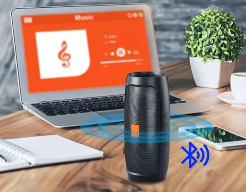 Caixinha de som Bluetooth Subwoofer sem fio portátil USB - Imagem 2