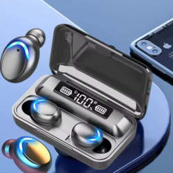 Fone De Ouvido Sem Fio F9-5 Power bank