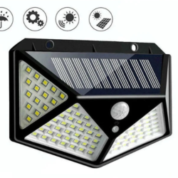 Luminária Solar Led energia solar