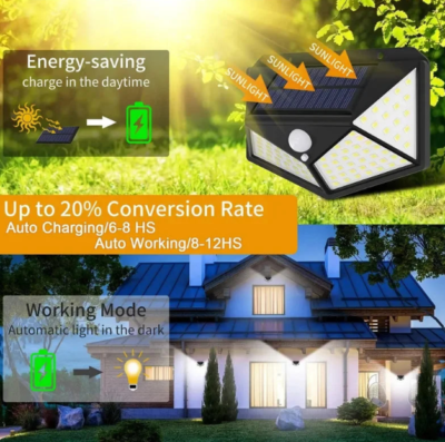Luminária Solar Led energia solar - Imagem 3